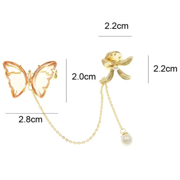 Long Tassel Pearl Pin Brooch - Picture 16 of 16